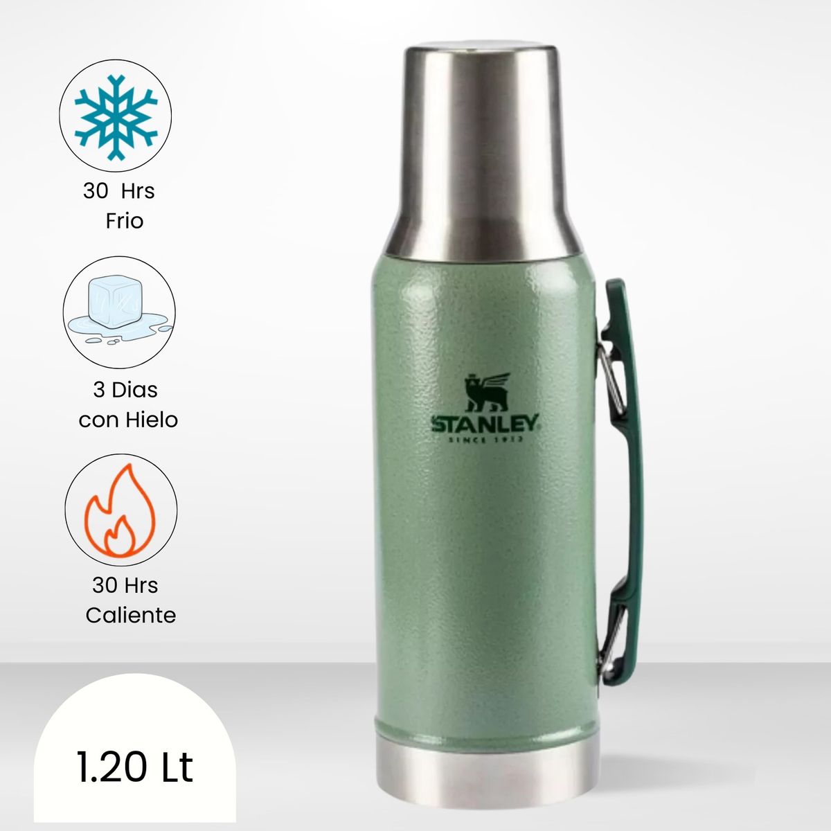 STANLEY - Termo de Bebida Mate System Verde Stanley 1.2l