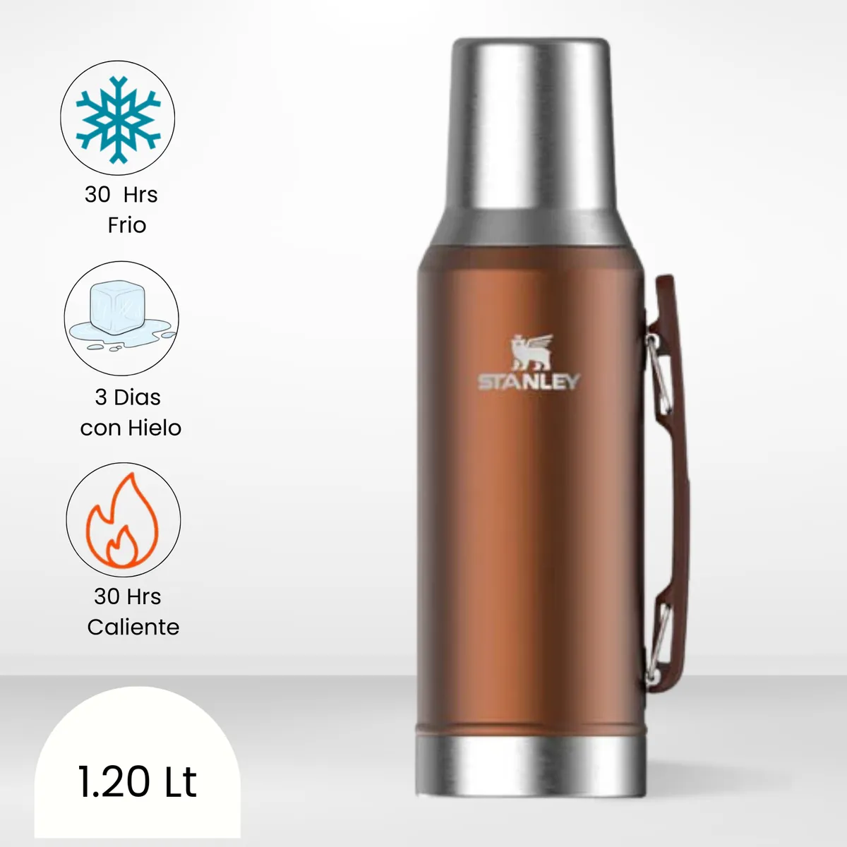 STANLEY - Termo de Bebida Mate System Dorado Stanley 1.2l