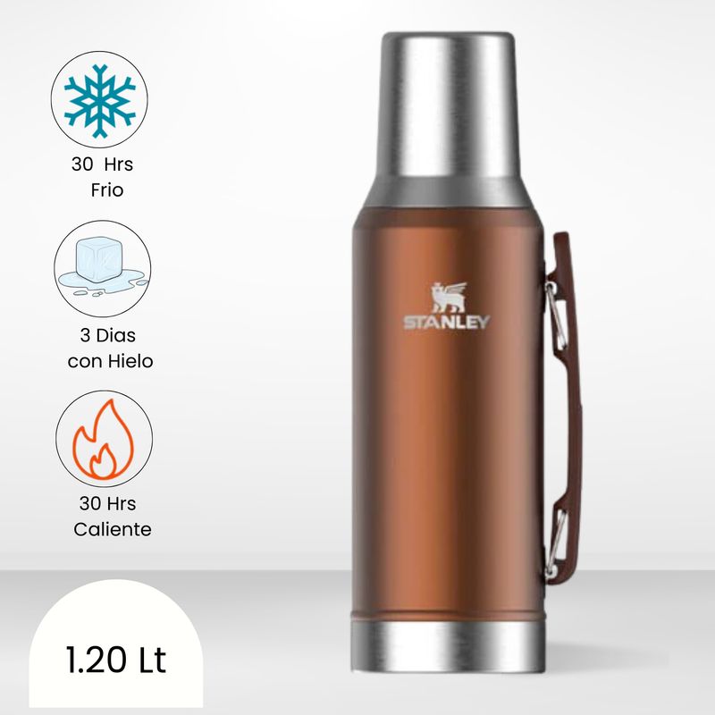 STANLEY - Termo de Bebida Mate System Dorado Stanley 1.2l