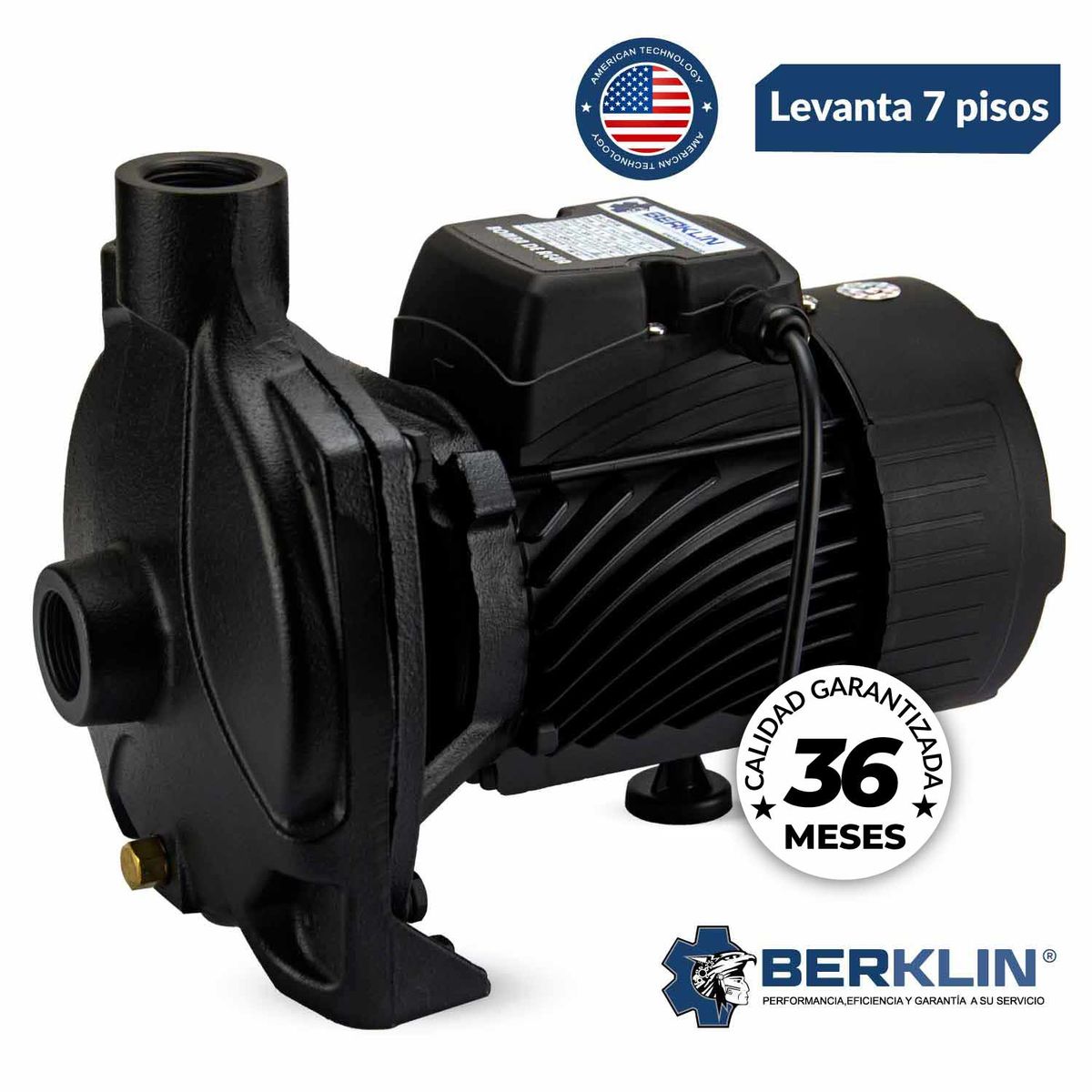 BERKLIN - BOMBA CENTRIFUGA DE 3 HP - TRIFASICO 220V