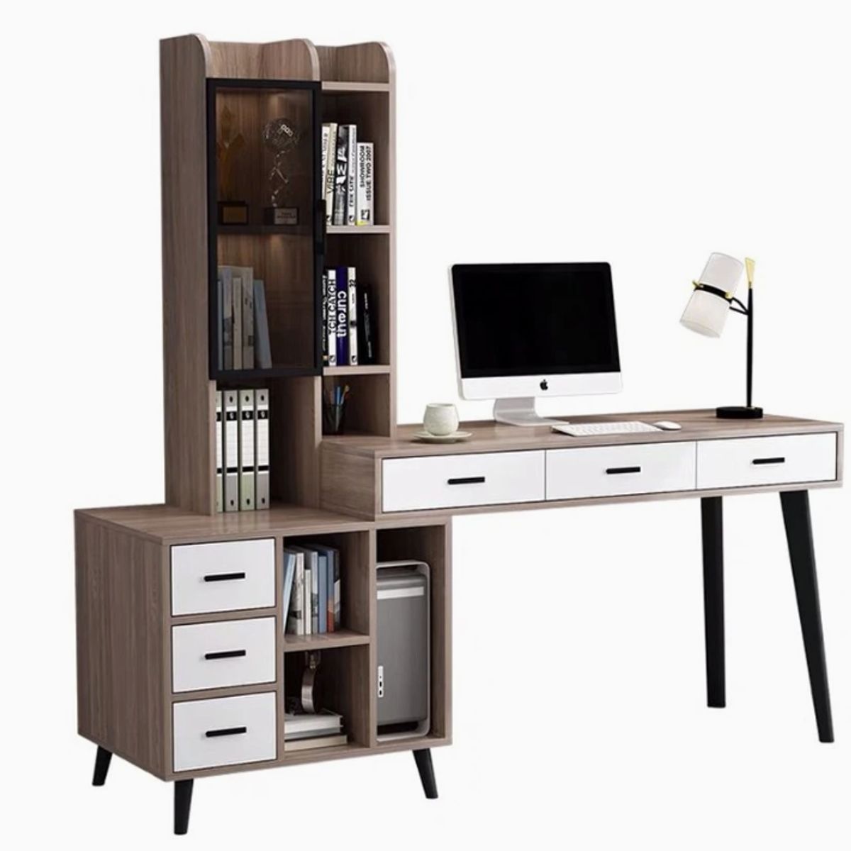 NACION MUEBLES - ESCRITORIO LIAM COLOR COÑAC NM