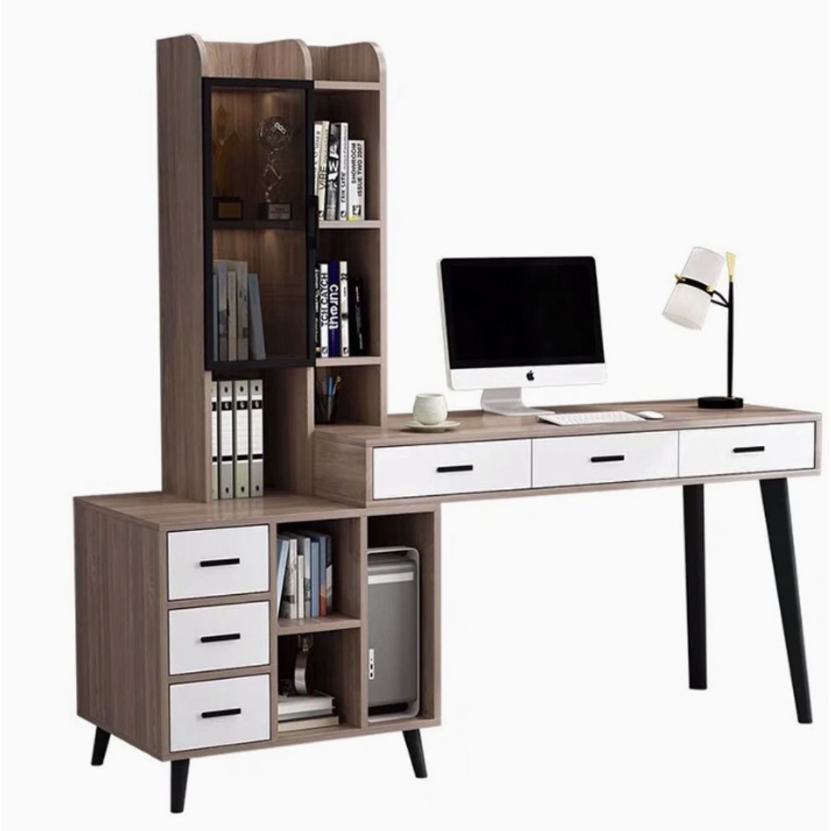 NACION MUEBLES - ESCRITORIO LIAM COLOR COÑAC NM