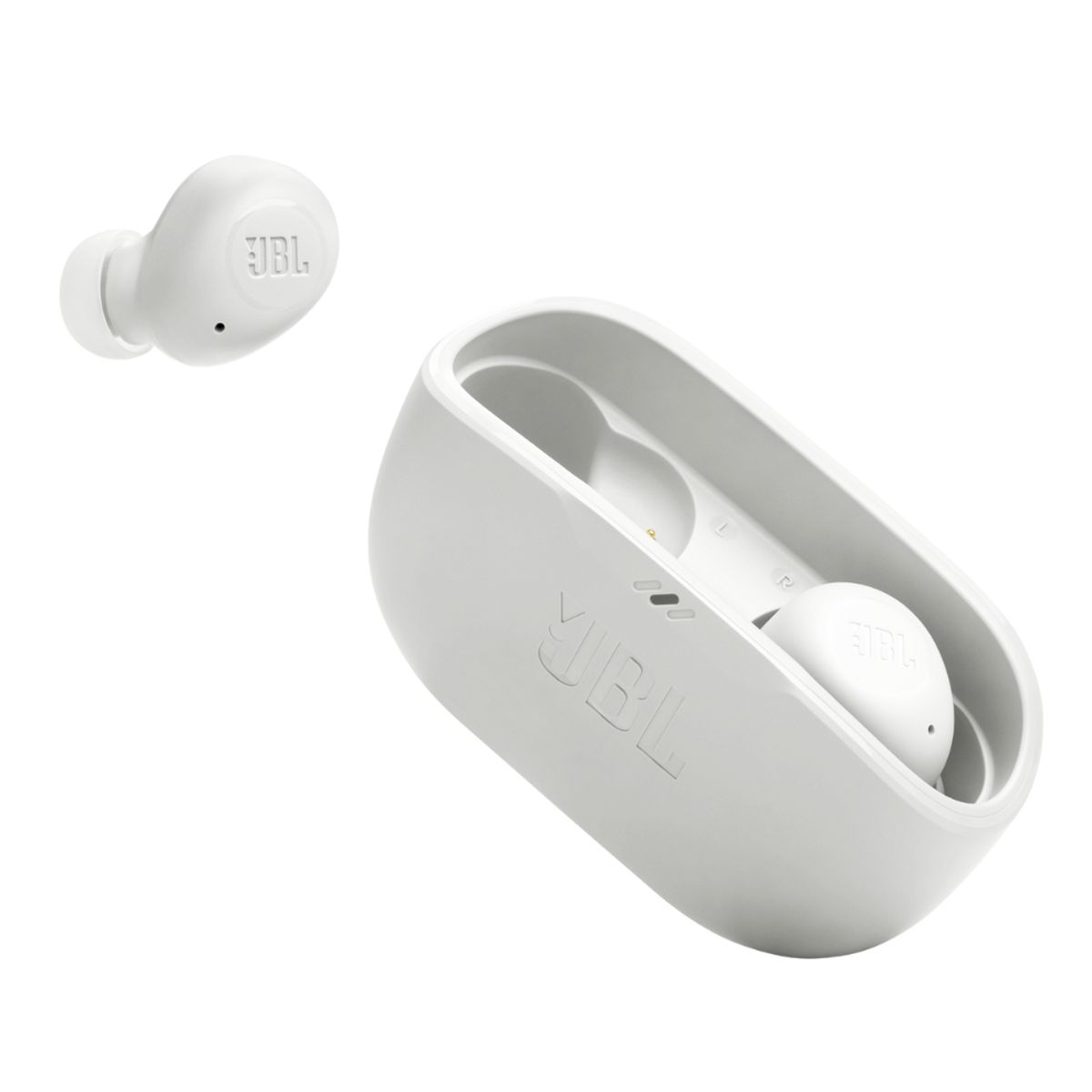 JBL - JBL Wave Buds Audífono Bluetooth 5.2 Hasta 32 horas con estuche - WH