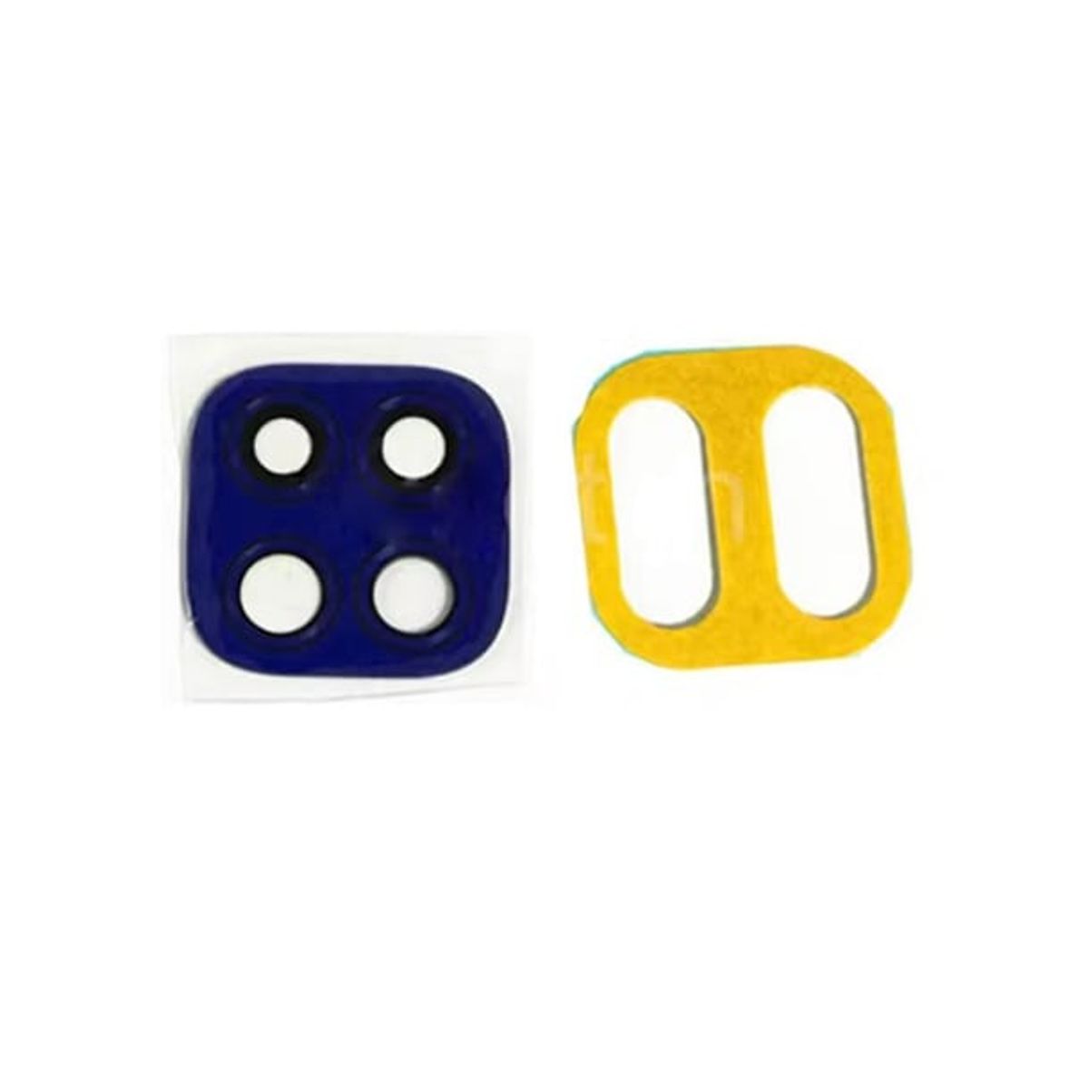 GENERICO - Repuesto lente Vidrio de cámara Moto G9 Play color AZUL