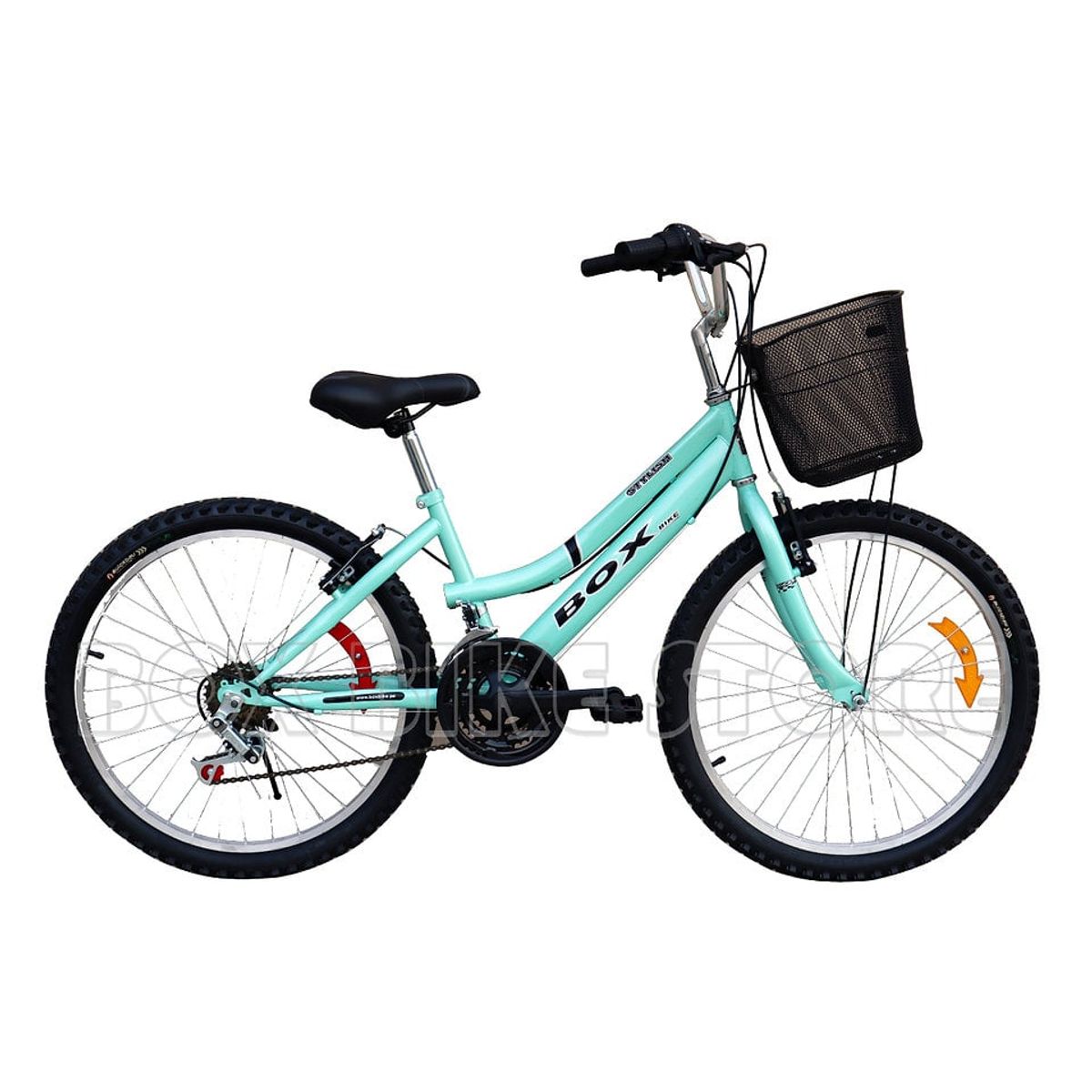 BOX BIKE - Bicicleta Box Camperita Aro 24 - Verde