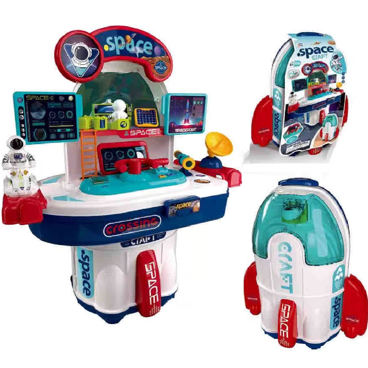 GENERICO - Maleta Juego De Nave Espacial Con Accesorios