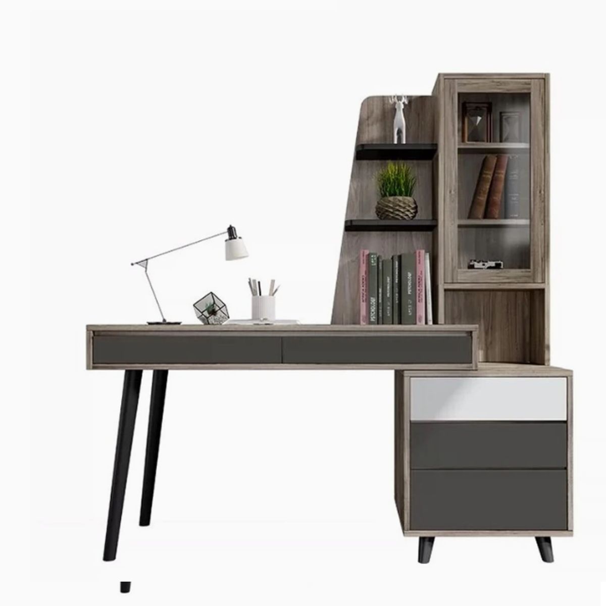 NACION MUEBLES - ESCRITORIO BENJA COLOR COÑAC NM