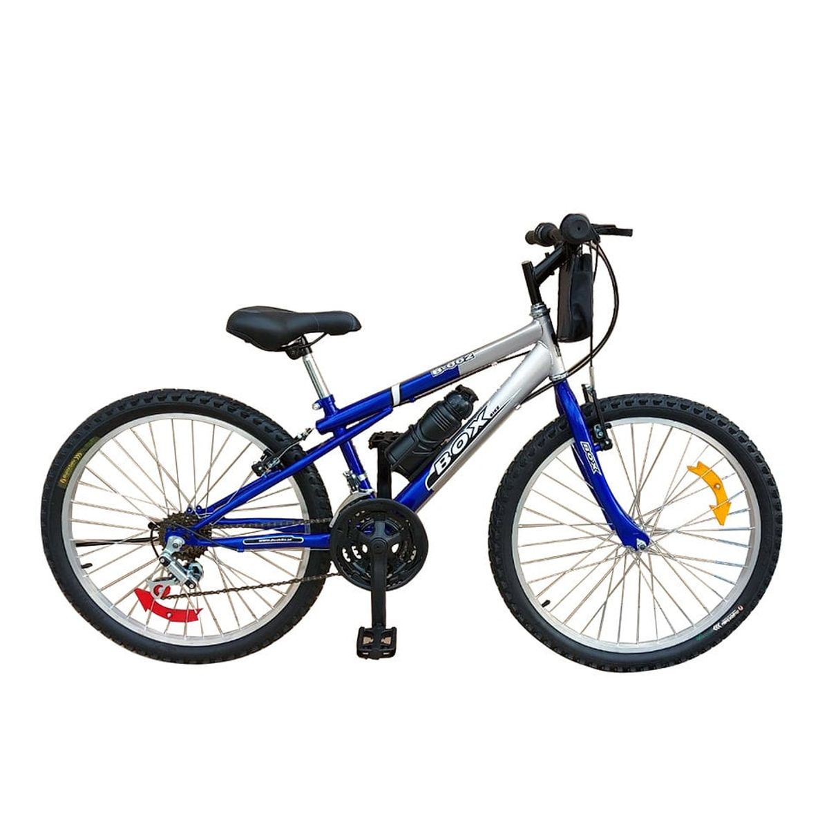 BOX BIKE - Bicicleta Box MTB Aro 24 - Azul con Gris
