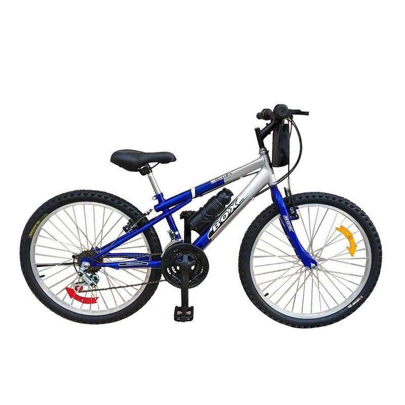 BOX BIKE - Bicicleta Box MTB Aro 24 - Azul con Gris