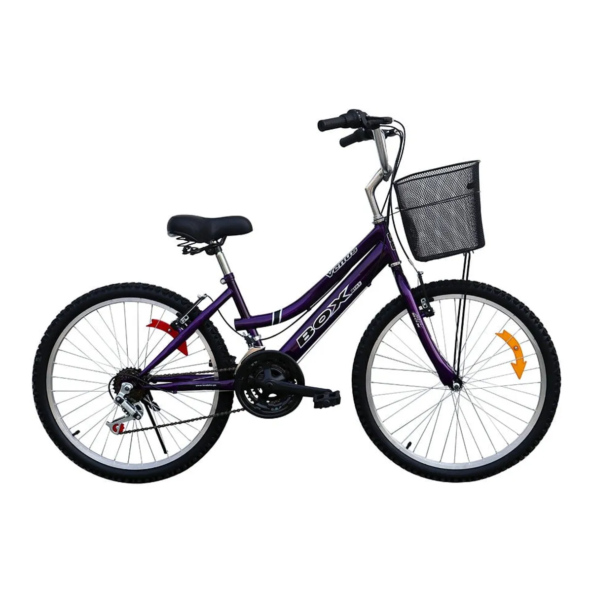 BOX BIKE - Bicicleta Box Campera Aro 24 - Morado