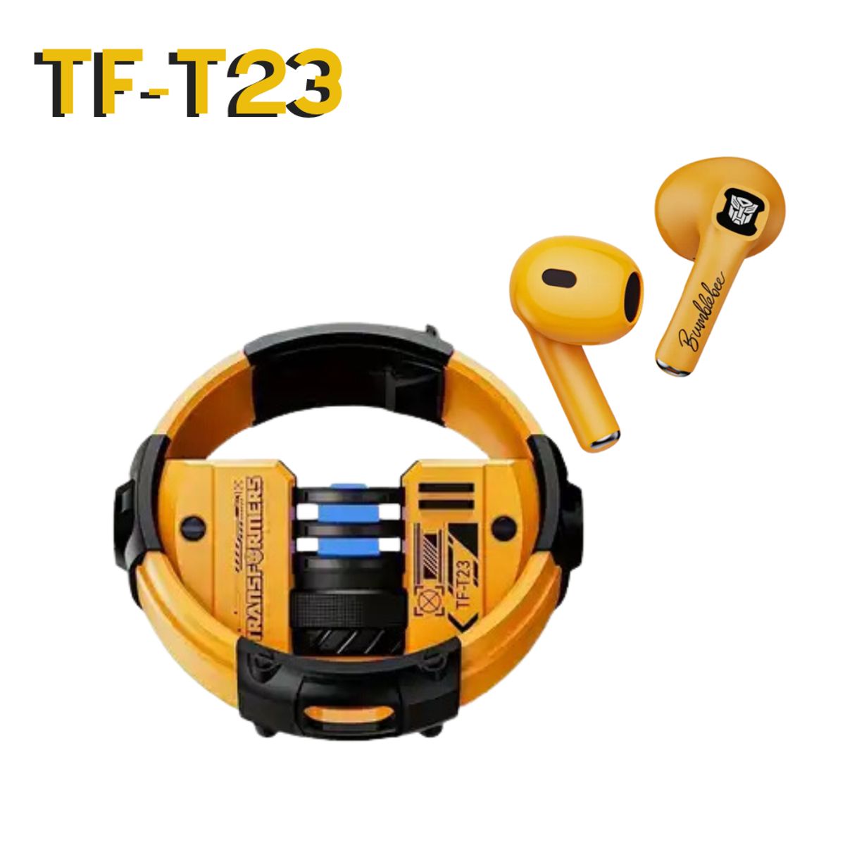GENERICO - Transformers BumbleBee TF-T23 Audífono Inalámbrico Bluetooth 5.4