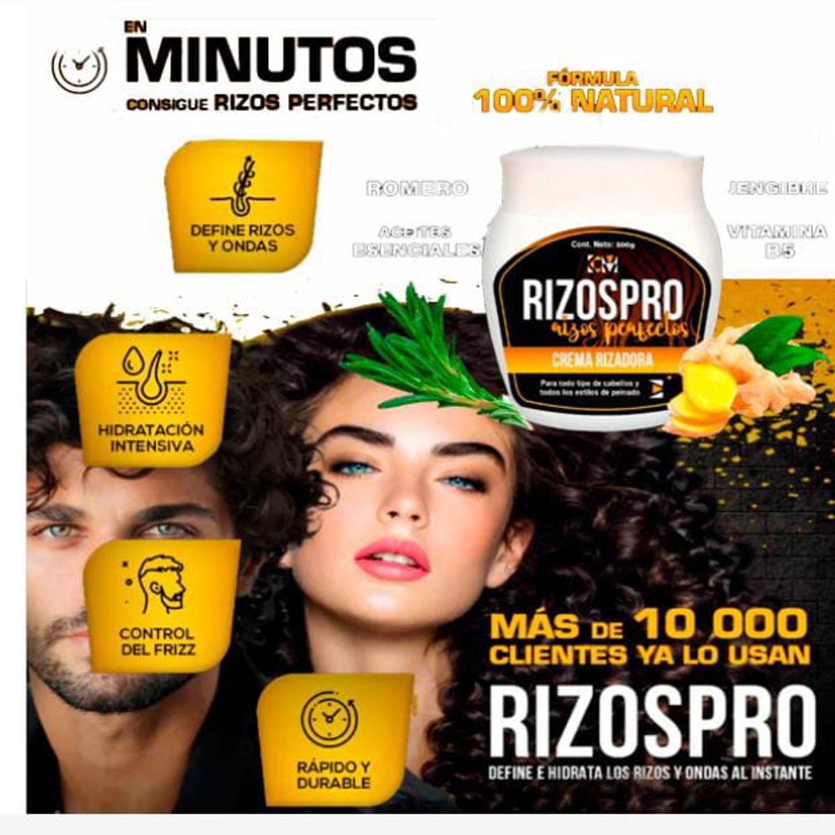 GENERICO - Rizos a base de genjibre rizos perfectos