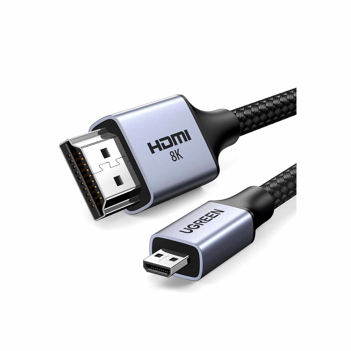 UGREEN - Cable Ugreen Micro Hdmi a Hdmi 2 Metros 2.1 8K 60 Hz Ultra HD 15517
