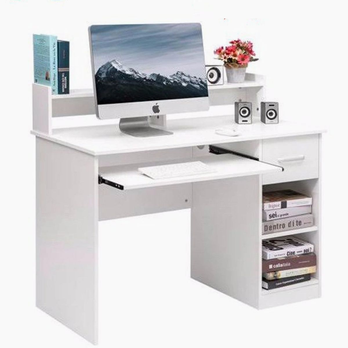 NACION MUEBLES - ESCRITORIO LEO COLOR BLANCO NM