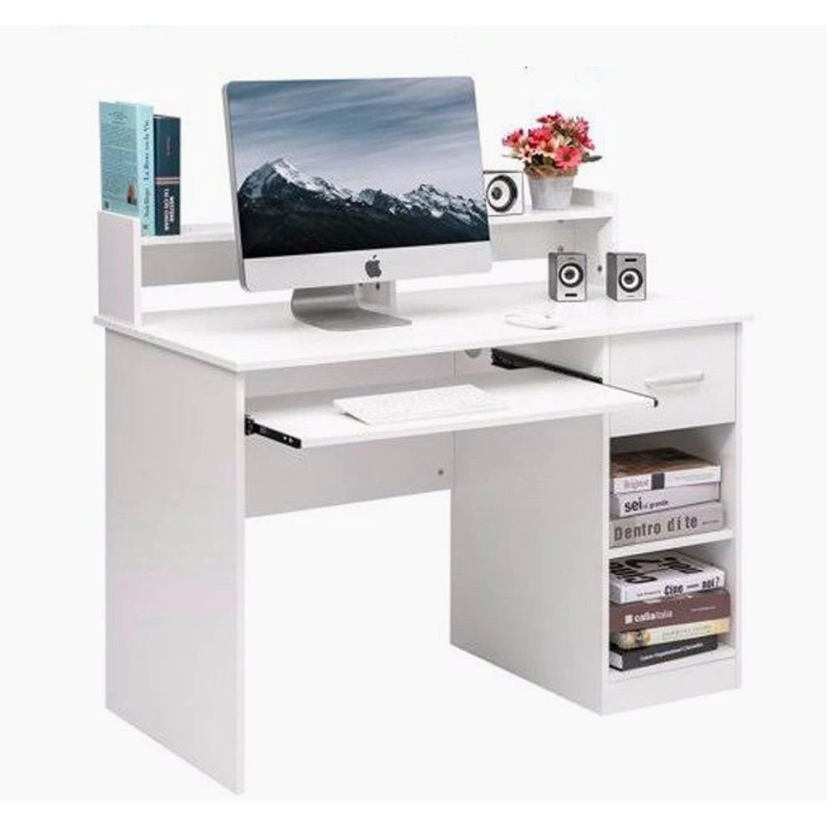 NACION MUEBLES - ESCRITORIO LEO COLOR BLANCO NM