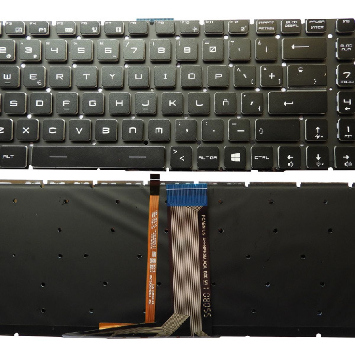 GENERICO - TECLADO PARA MSI MS-16K2 ILUMINADO RGB