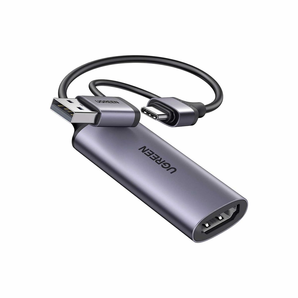 UGREEN - UGREEN Tarjeta de captura 1080P 60FPS HDMI a USB ATipo C Cm716 25854