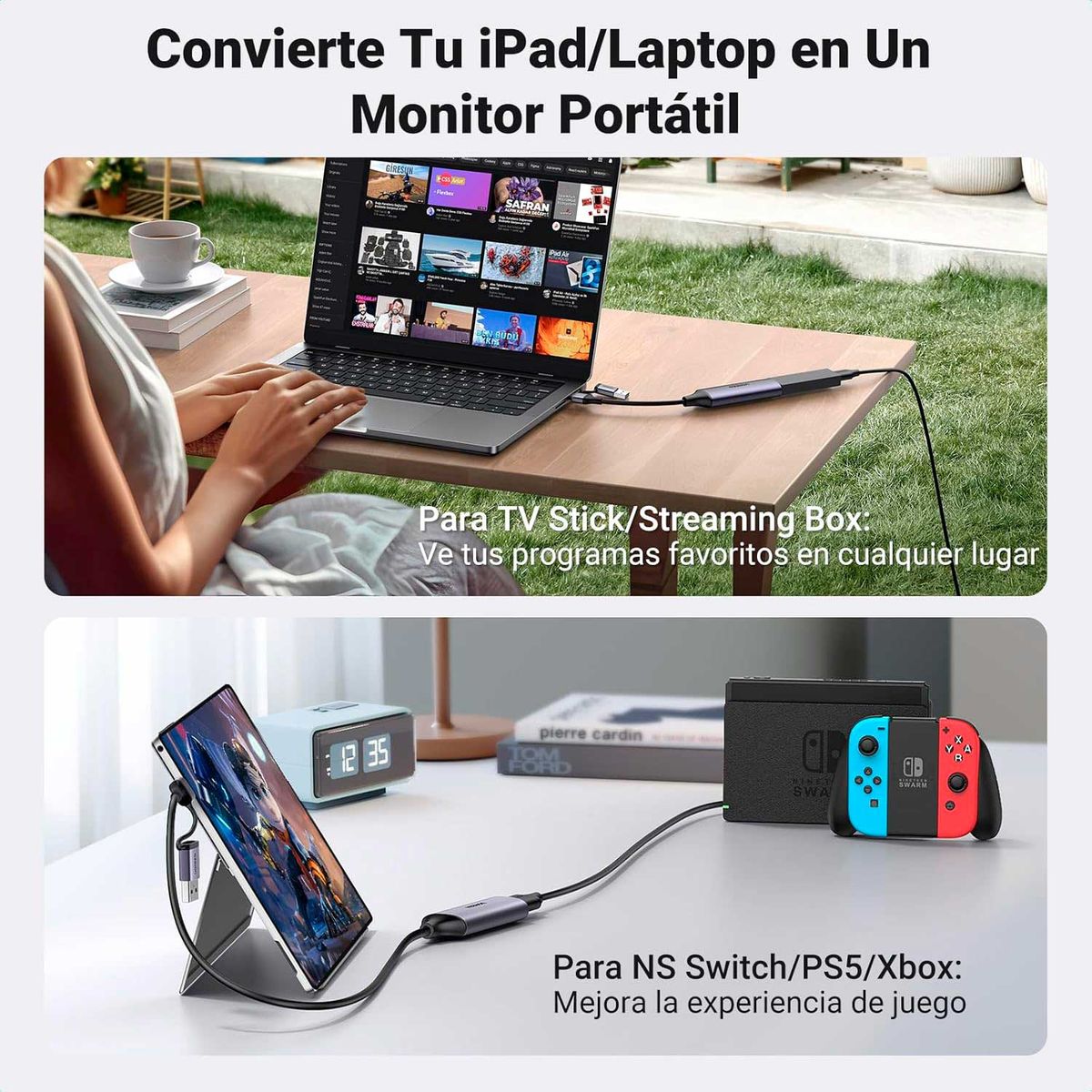 UGREEN - UGREEN Tarjeta de captura 1080P 60FPS HDMI a USB ATipo C Cm716 25854