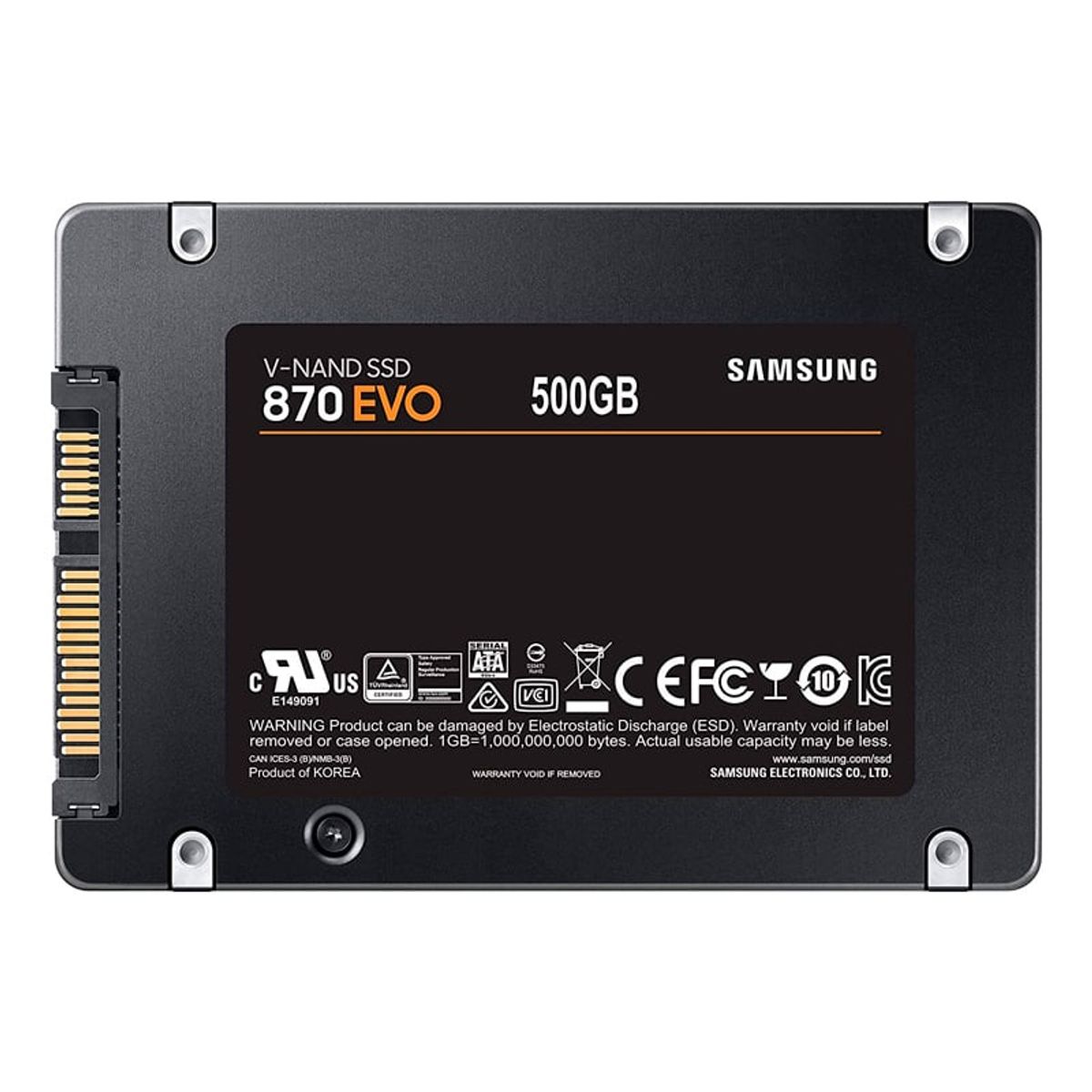 SAMSUNG - Unidad en estado solido Samsung 870 EVO 500GB 2 5 SATA 6Gbs