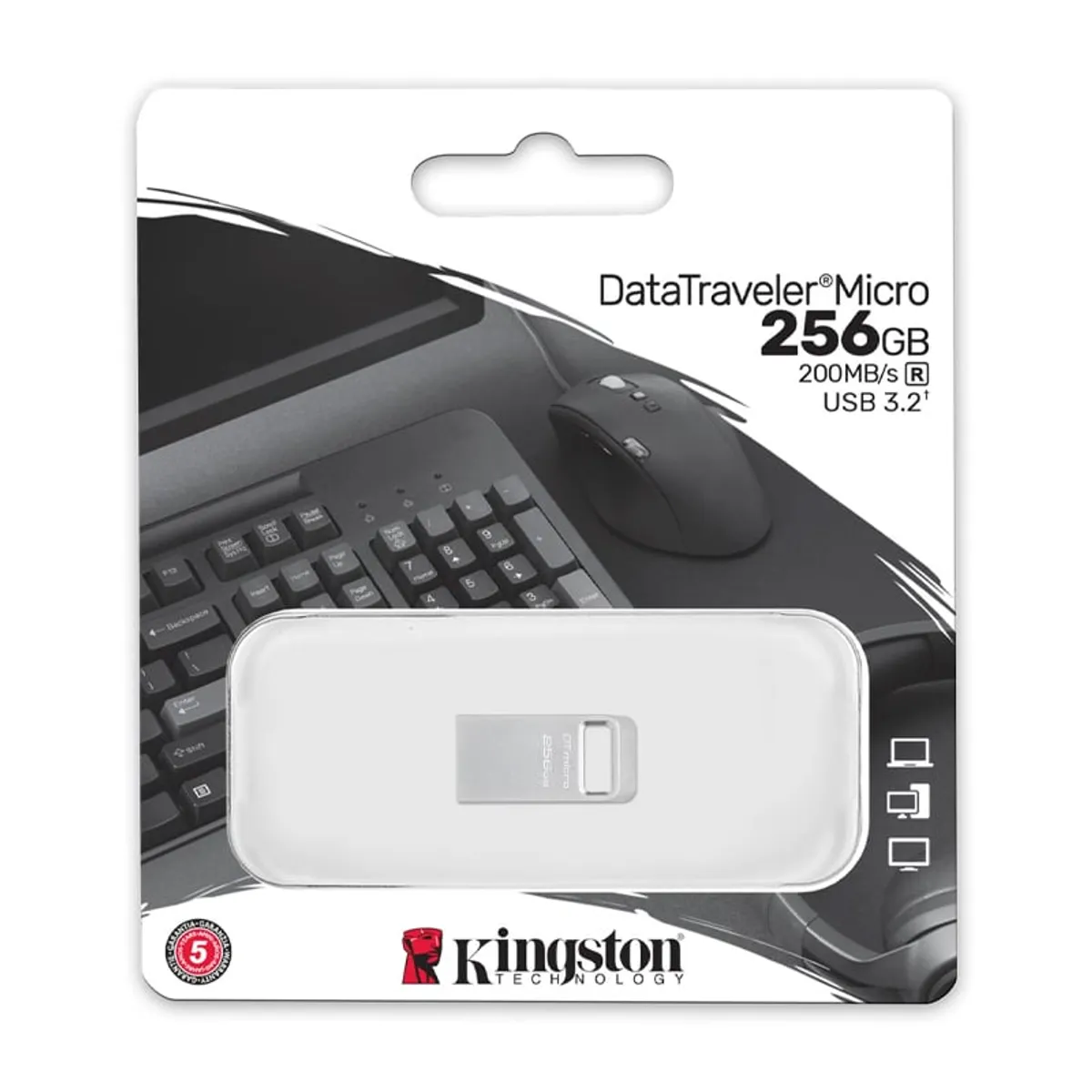 KINGSTON - Memoria Flash Kingston DataTraveler Micro 64GB
