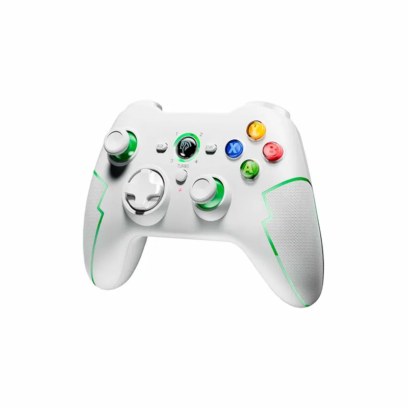 GENERICO - Mando Inalambrico Easysmx Esm 9013 Pro Wifi Bt Vibracion Green White