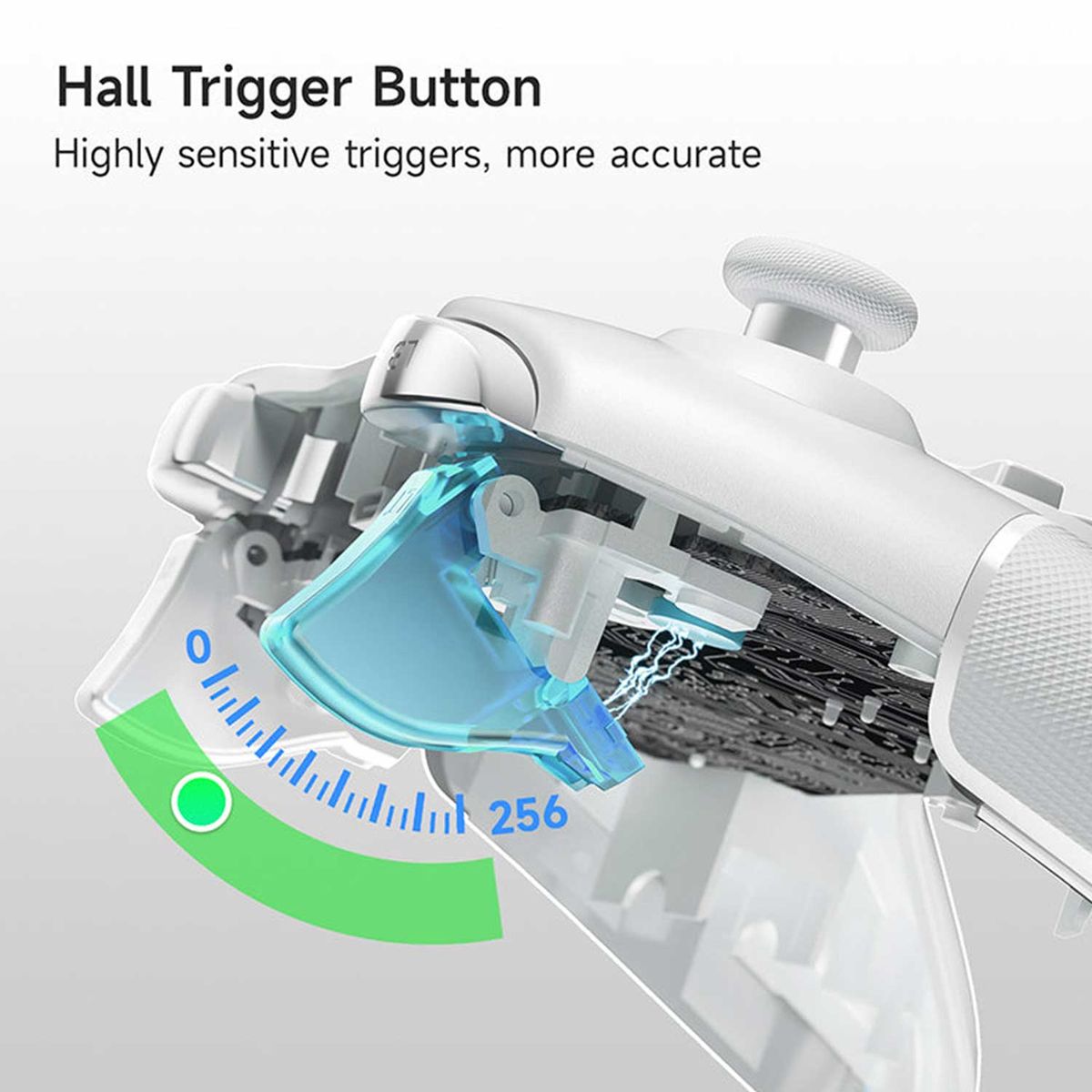 GENERICO - Mando Inalambrico Easysmx Esm 9013 Pro Wifi Bt Vibracion Green White