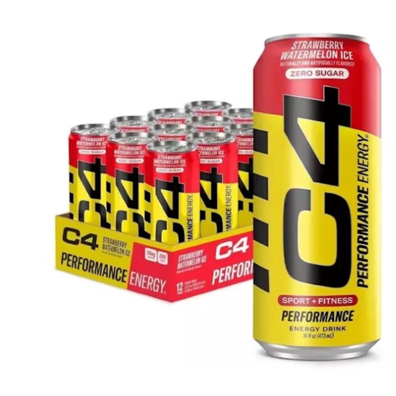 CELLUCOR - 12 LATAS C4 STRAWBERRY