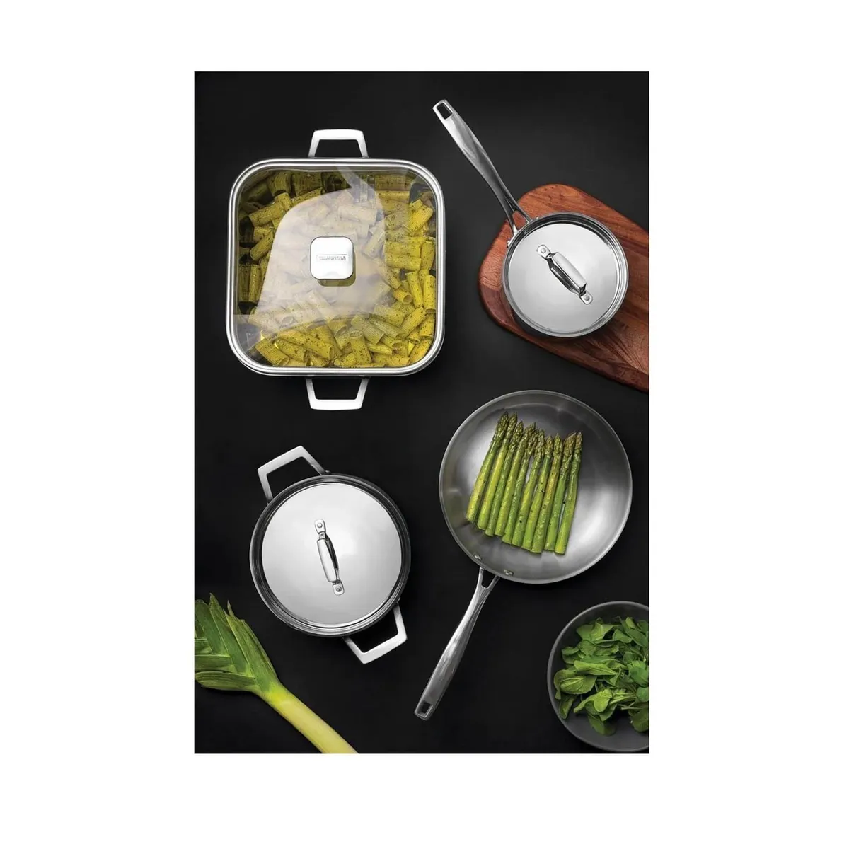 TRAMONTINA - Sartén TRAMONTINA Professional ace inox26cm sTapa