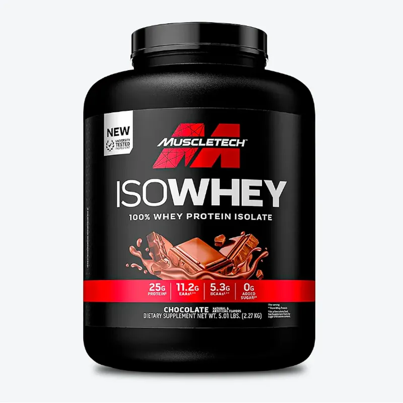MUSCLETECH - ISO WHEY 100% WHEY PROTEIN ISOLATE 5 LBS  CHOCOLATE