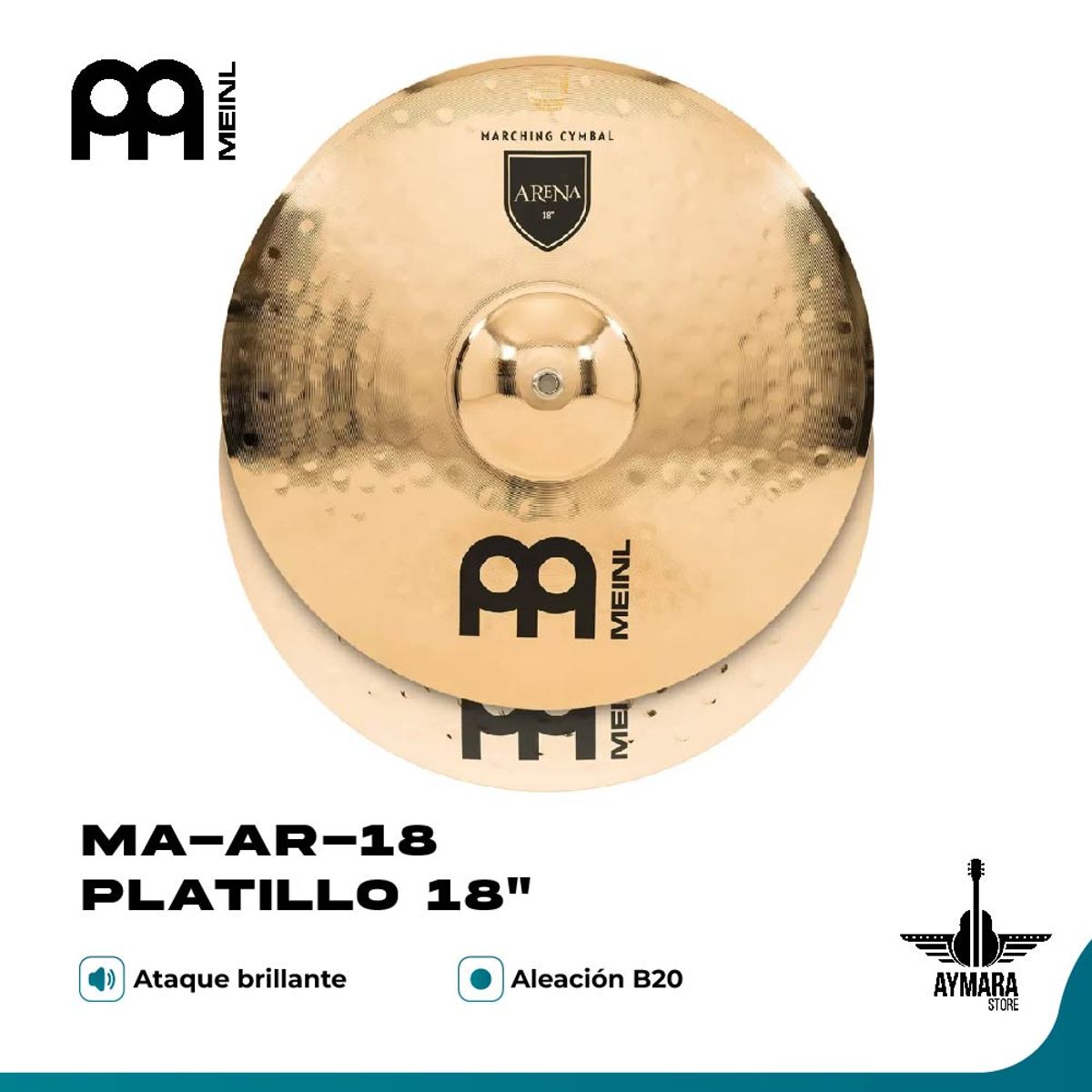 MEINL - Meinl MA-AR-18 Cymbal 18 Arena