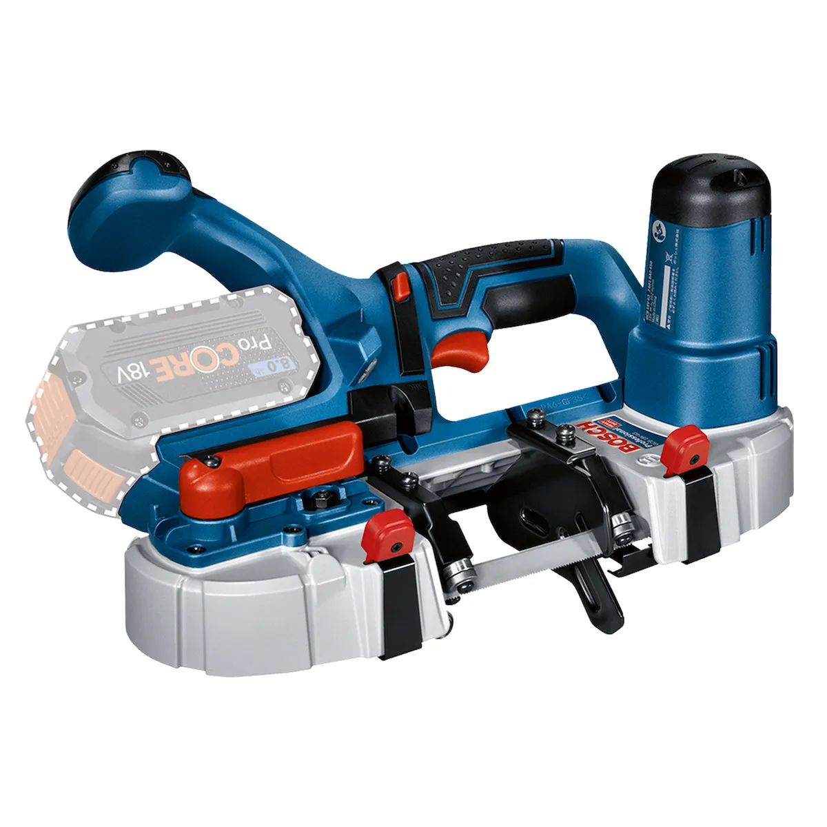 BOSCH - Sierra Cinta Inalámbrica Bosch Gcb 18v-63 Buturbo Sin Batería