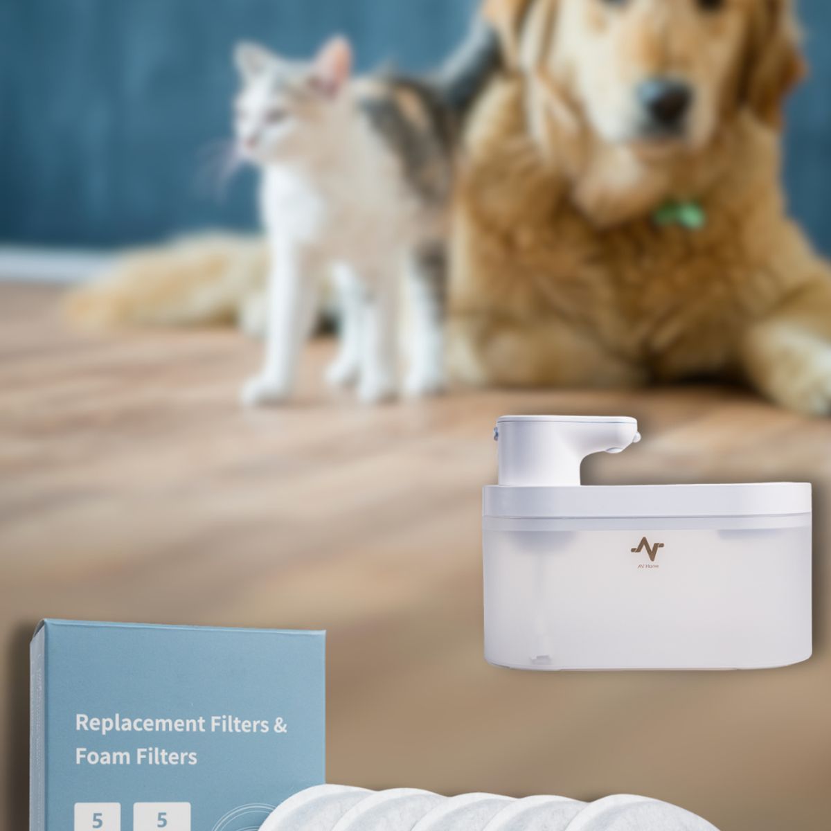 TRENDY TECH E I R L - Filtro de carbon activado bebedero de mascotas caja de 5 pcs