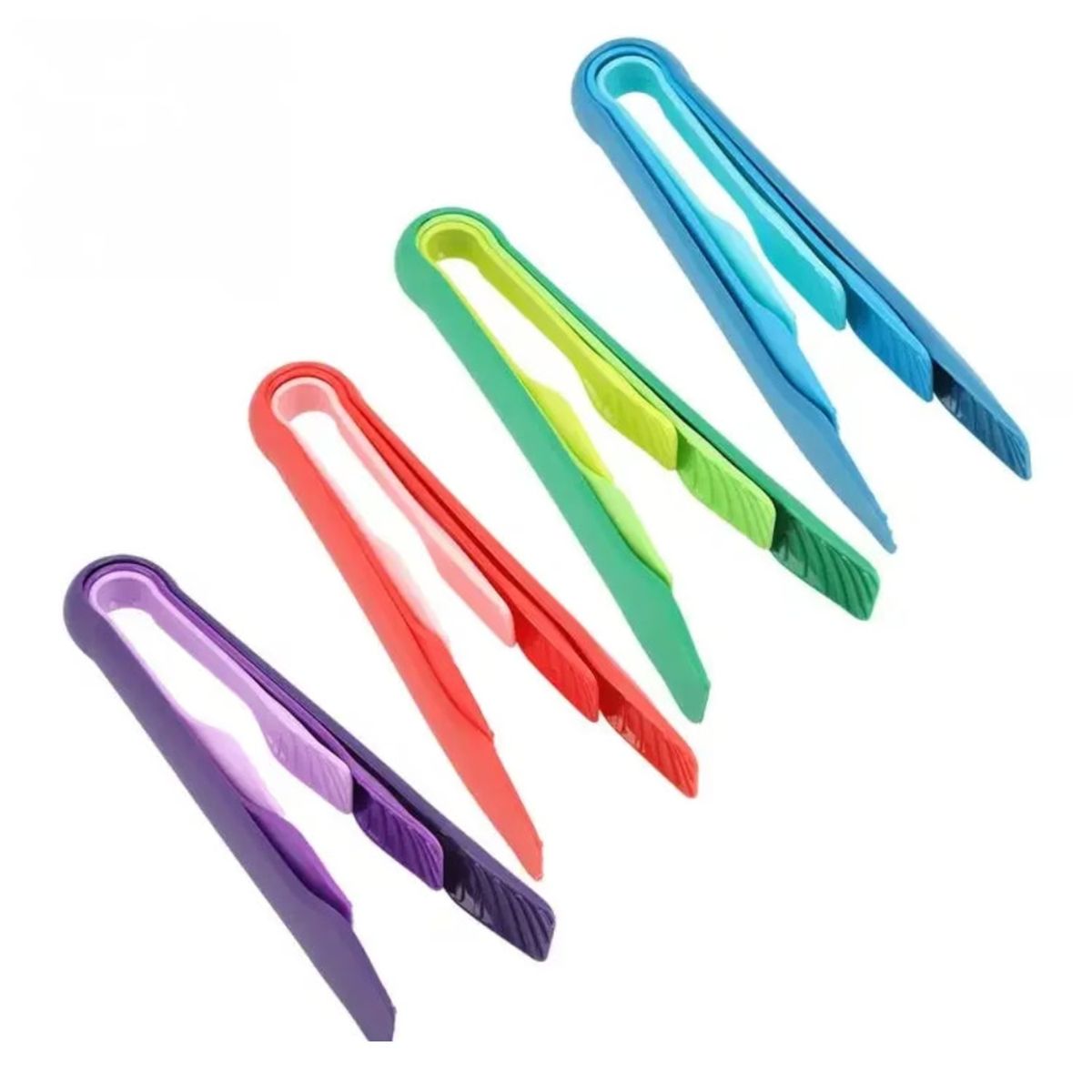 GENERICO - Juego de Pinzas de Plastico para Cocina para Ensalada Barbacoa