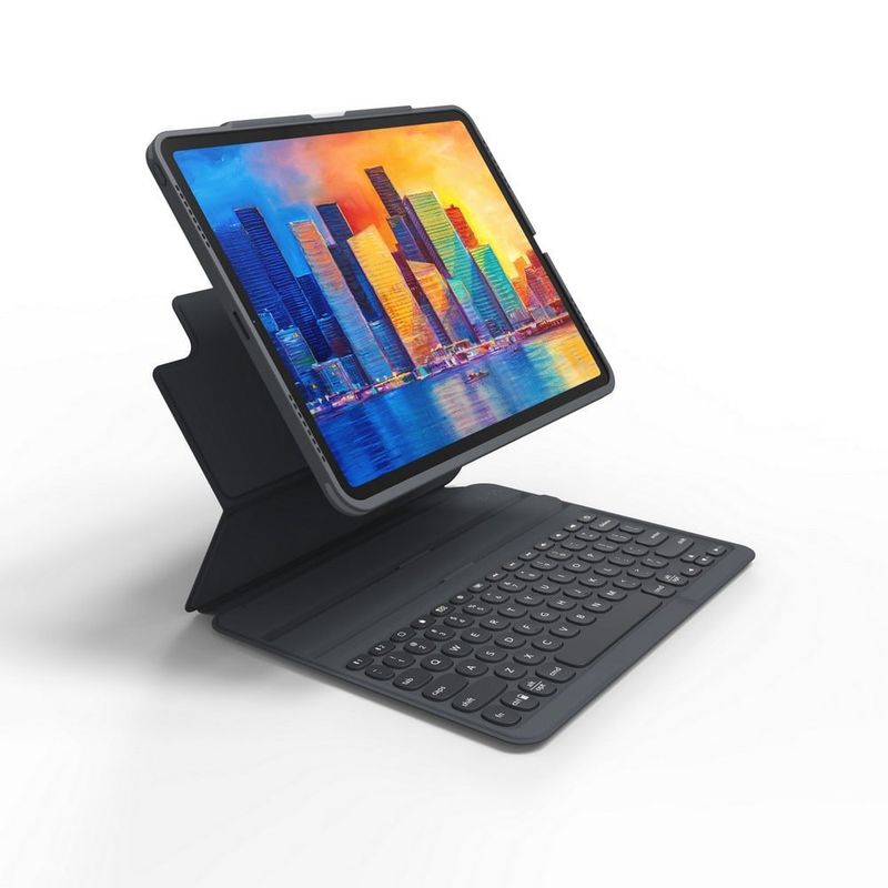 ZAGG - Teclado y Case ZAGG Pro Keys iPad Pro 12,9 3 a 6a Gen y iPad Air 13 M2