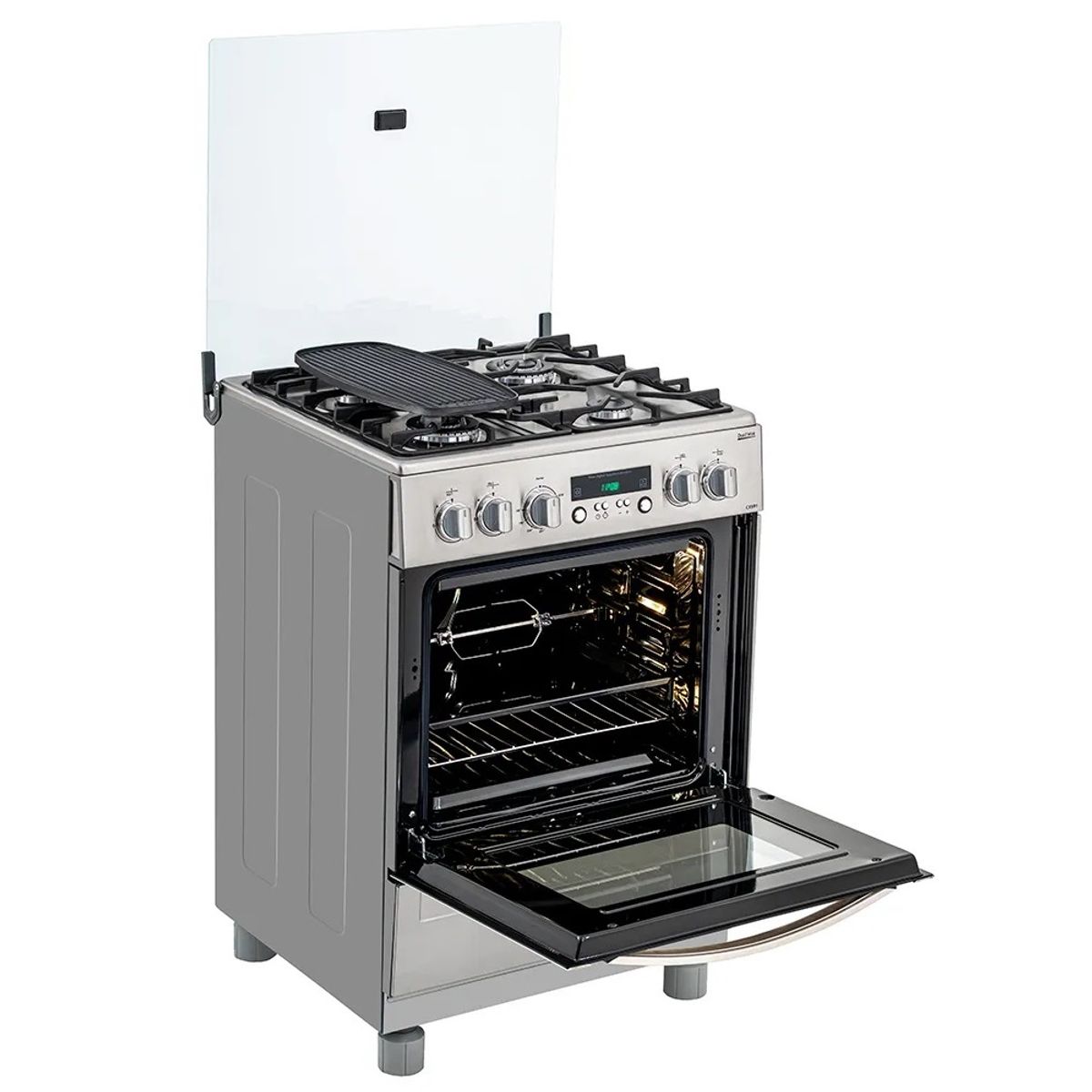 COLDEX - Cocina Coldex CX691 PLUS a Gas de Pie 24" 4 Quemadores Inox