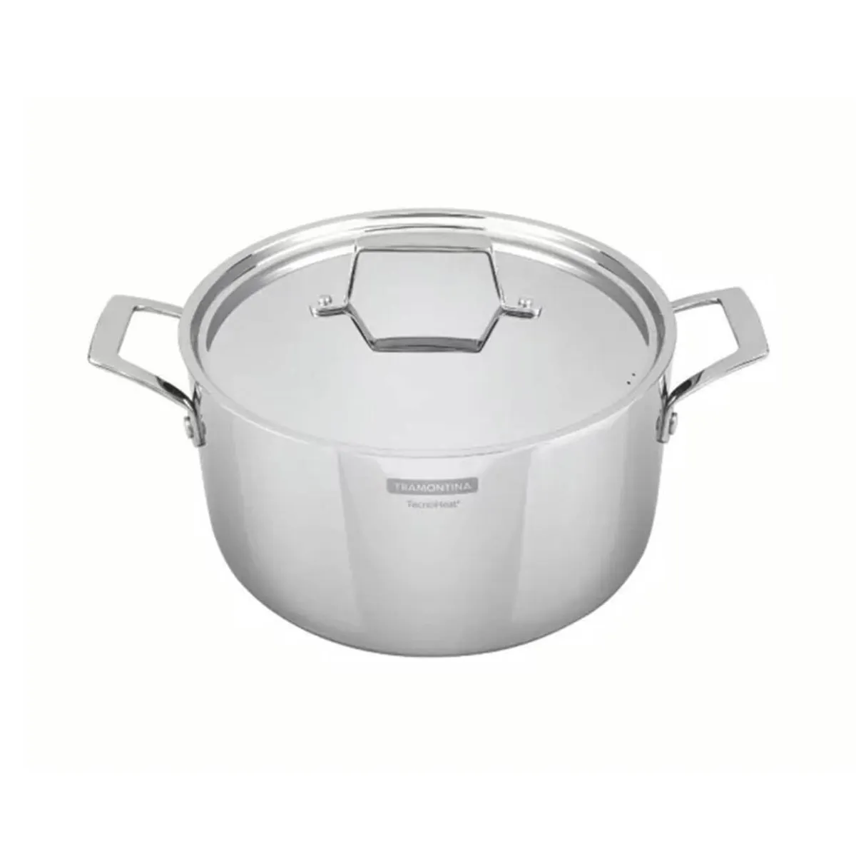 TRAMONTINA - Cacerola TRAMONTINA ace inox24cm cTapa