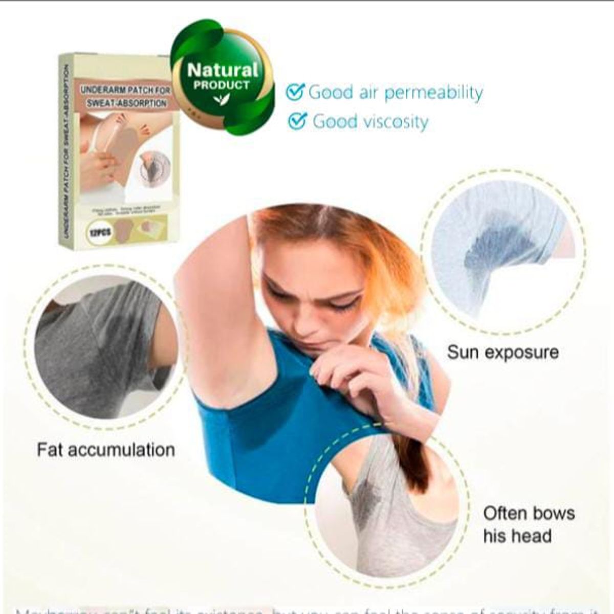 GENERICO - Almohadillas invisibles absorbentes para el Sudor de las Axilas