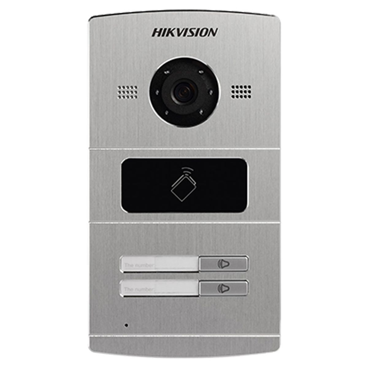 HIKVISION - Hikvision Video Intercomunicador Puerta 2 canales IP65 - DS-KV8202-IM