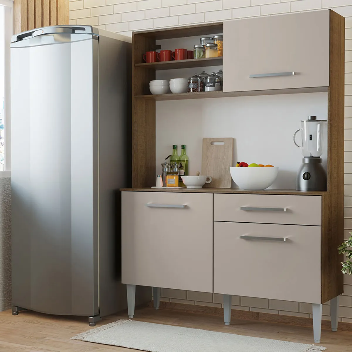 MADESA - Mueble de Cocina Compacta Life 120 cm