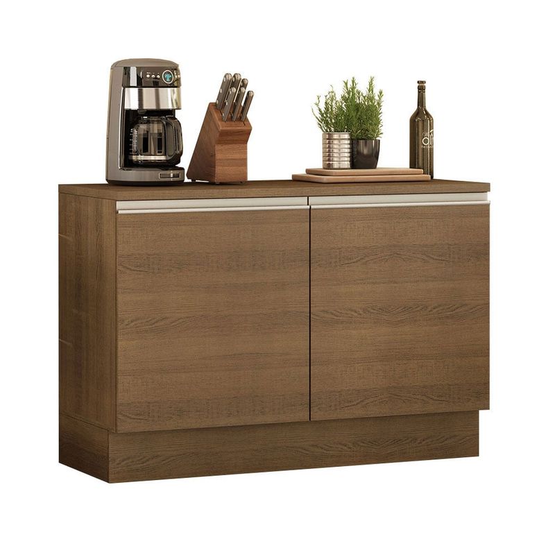 MADESA - Mueble de Cocina Glamy 120 cm - Mostrador para Lavadero con Encimera
