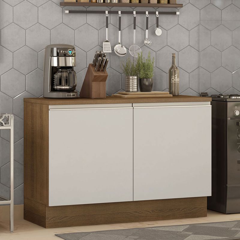 MADESA - Mueble de Cocina Glamy 120 cm - Mostrador para Lavadero con Encimera