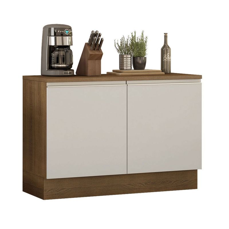 MADESA - Mueble de Cocina Glamy 120 cm - Mostrador para Lavadero con Encimera