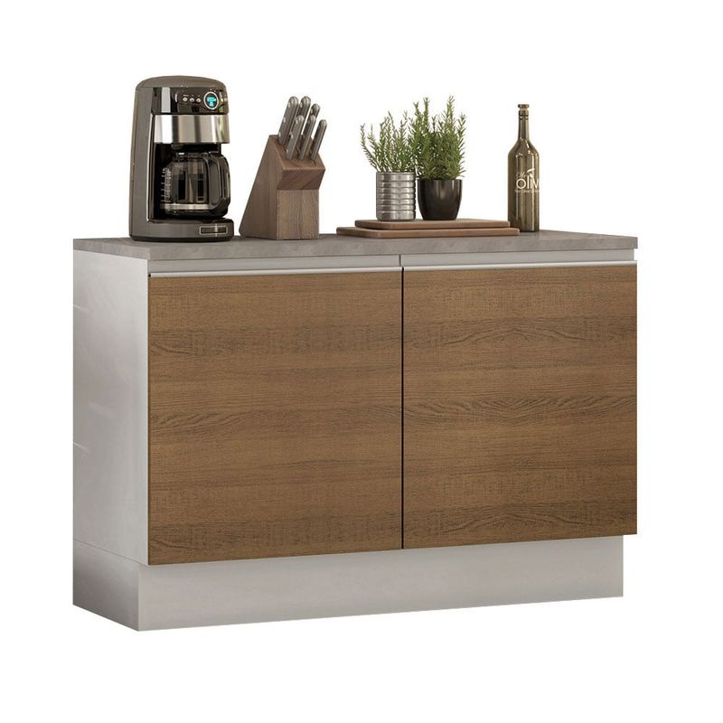 MADESA - Mueble de Cocina Glamy 120 cm - Mostrador para Lavadero con Encimera