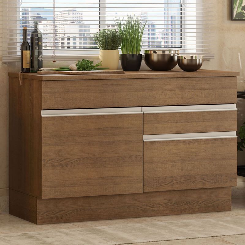 MADESA - Mueble de Cocina Glamy 120 cm - Mostrador para Lavadero con Encimera