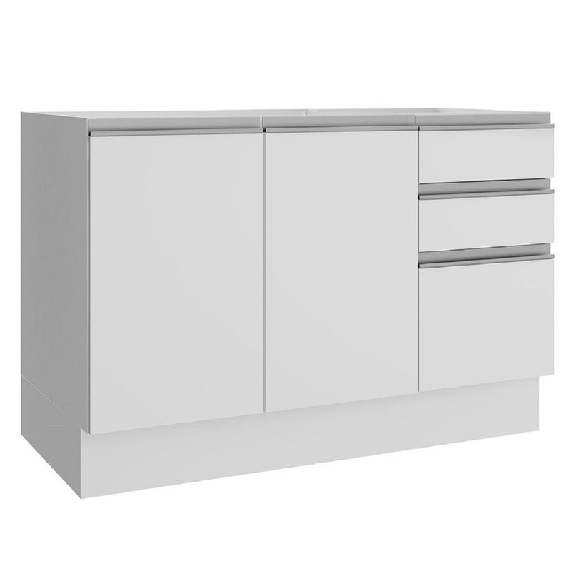 MADESA - Mueble de Cocina Glamy 120 cm - Mostrador para Lavadero