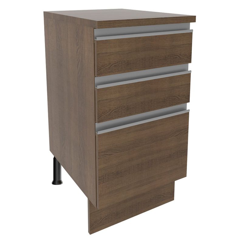 MADESA - Mueble de Cocina Glamy 40 cm 3 Cajones