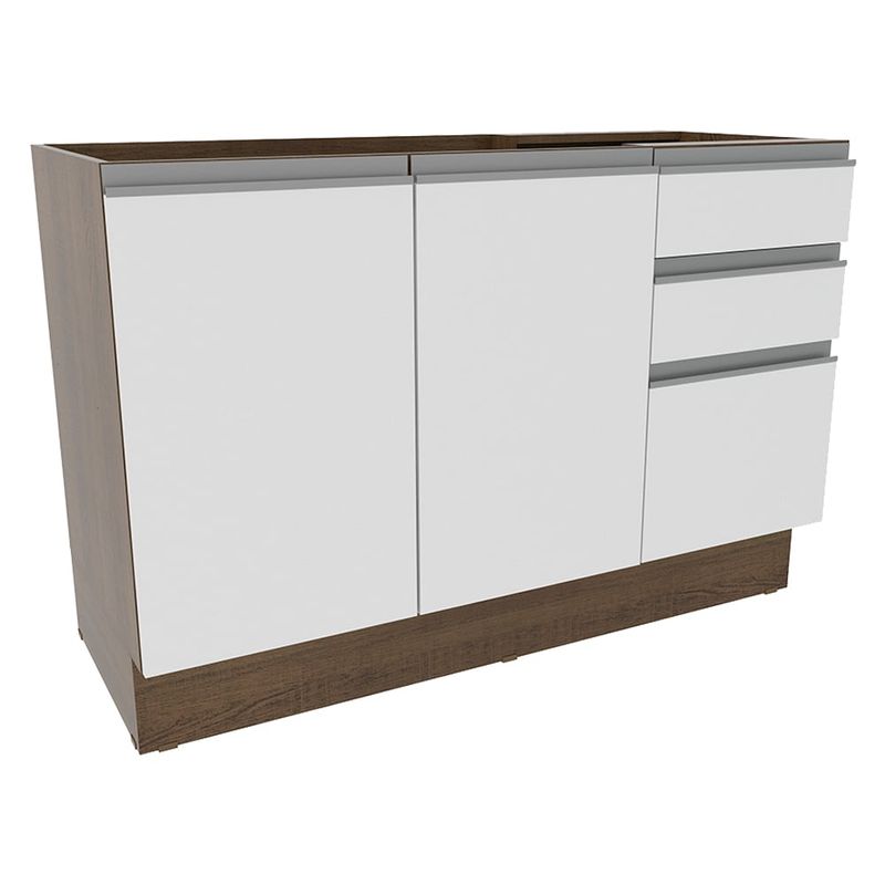 MADESA - Mueble de Cocina Glamy 120 cm - Mostrador para Lavadero