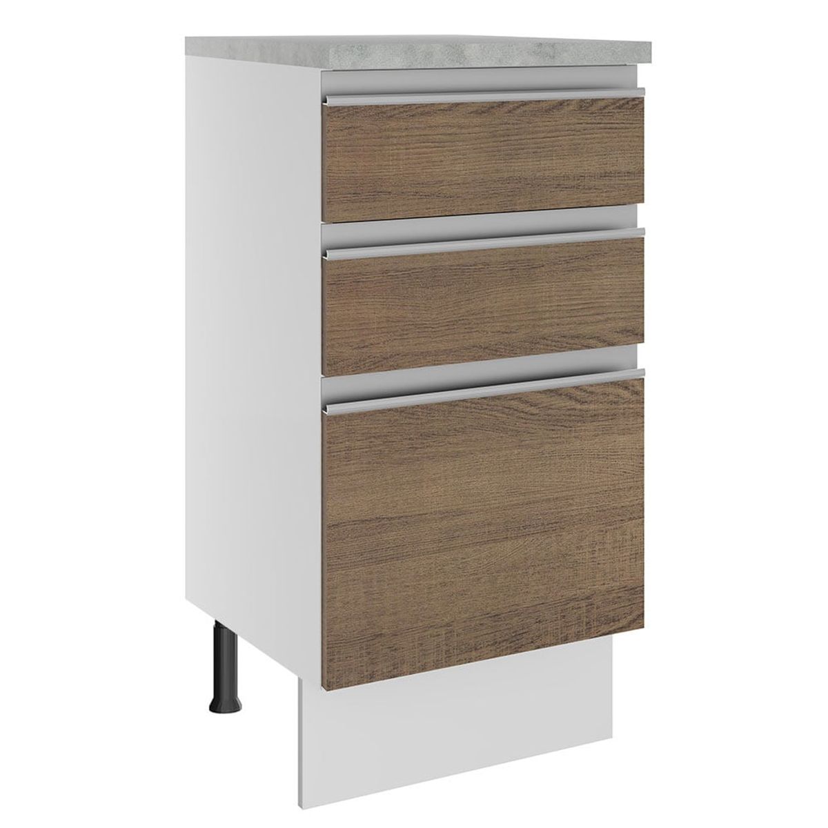 MADESA - Mueble de Cocina Glamy 40 cm 3 Cajones