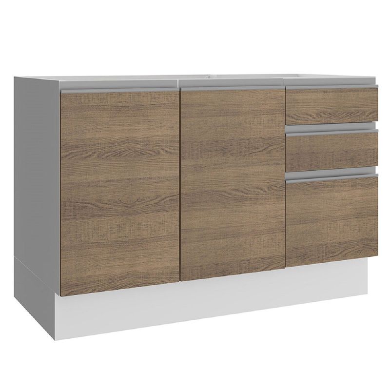 MADESA - Mueble de Cocina Glamy 120 cm - Mostrador para Lavadero