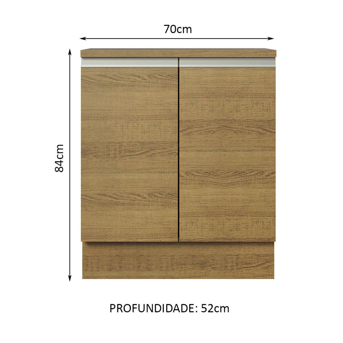 MADESA - Mueble de Cocina Glamy 70 cm 2 Puertas